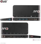 Club 3D Notebook Dokkoló - CSV-1566 (120W, USB-C to 5x USB-A Gen 1, USB-C Gen 1, 2xHDMI, DP, RJ45, SD. TF. 3, 5 Jack, DC) (CSV-1566) - smart-otthon