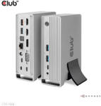 Club 3D Notebook Dokkoló - CSV-1568 (120W, Gen 2 USB-C to 4x USB-A, USB-C Gen 2, 2xHDMI, DP, VGA, RJ45, DC) (CSV-1568) - tonerklinika