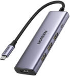 UGREEN Adapter Ugreen Revodok CM511 USB-C to 3x USB, HDMI, USB-C, HDMI 4K 30Hz, PD 100W (15596)
