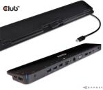 Club 3D Notebook Dokkoló - CSV-1565 (100W, USB-C to 5xUSB-A Gen 1, 2x USB-A 2.0, HDMI, DP, VGA, RJ45, Micro SD, 3, 5 Jack) (CSV-1565) - smart-otthon
