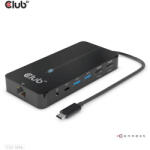 Club 3D USB Hub - CSV-1595 (USB-C Gen 1 to 2xHDMI, 2xUSB-A Gen 1, USB-C Gen 1 100W PD 3.0, RJ45, 3, 5 Jack, 4k60Hz) (CSV-1595) - securezone