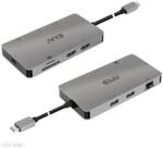 Club 3D USB Hub - CSV-1593 (3.1 USB-C Gen 1 to 2xHDMI, 2xUSB-A 3.2 Gen 1, USB-C 3.2 Gen 1, SD, Micro SD, RJ45, 4K60Hz) (CSV-1593) - tintashop
