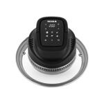 TESLA AirCook Q10 - multifunkciós fedő forrólevegős főzéshez, 5 program, 1200 W, fekete (950115) (950115)