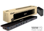 Club 3D Notebook Dokkoló - CSV-1564W100 (100W, 3.2 USB-C to 3xUSB-A 3.2, 5x USB-A, HDMI, PD, VGA, RJ45, SD, Micro SD, 3, 5 (CSV-1564W100) - bstrade