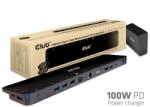 Club 3D Notebook Dokkoló - CSV-1564W100 (100W, 3.2 USB-C to 3xUSB-A 3.2, 5x USB-A, HDMI, PD, VGA, RJ45, SD, Micro SD, 3, 5 (CSV-1564W100) - smart-otthon