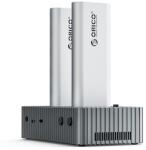 ORICO M. 2 SSD Dokkoló - IT28N-C-EU (2xM. 2 NVMe - USB-A/C, Max. : 8 TB, Klón funkció, Max. : 40Gbps, szürke) ORICO-IT28N-C-EU-GY-BP (ORICO-IT28N-C-EU-GY-BP)