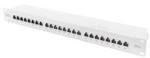 ASSMANN CAT6A 24port 19" 1U kompakt szürke árnyékolt Patch Panel (DIGITUS_DN-91624S-EA) (DIGITUS_DN-91624S-EA)