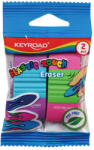 Keyroad Radír, PVC mentes 2 db/bliszter Keyroad Elastic Touch vegyes színek (38455) - printsisters