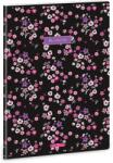 Ars Una Pearl Blossom Black 24 (5377) A4 extra kapcsos vonalas füzet 53113771 (53113771)
