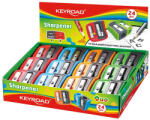 Keyroad Hegyező, 2 lyukú, 24 db/display, Keyroad Dou-Power, vegyes színek (54328) - printsisters