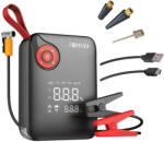 FOREVER jump starter 4 az 1-ben JS-400 7200mAh fekete-piros powerbank vörös