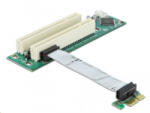 Delock DL41341 1x PCIe - 2x PCI emelőkártya
