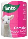 Tento Háztartási papírtörlő, tekercses, 3 rétegű, 220 lap, TENTO "Complex", fehér (KHH751) - tintasziget