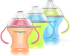BabyOno Natural Nursing csöpögésmentes itatópohár puha csőrrel 3hó 180ml