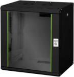 ASSMANN 19" 12U Fali Rack Szekrény - 643x600 mm, Fekete (DN-19 12-U-SW)