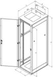 TRITON Rack Podea 15u 600x1000 (rma-15-a61-cax-a1)