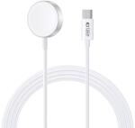 Tech-Protect UltraBoost mágneses induktív töltő USB-C csatlakozóval Apple Watch 1, 2 m-hez - fehér