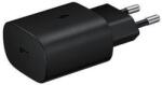 Samsung utazási töltő EP-TA800EBE, PD, gyorstöltés, USB-C, 25 W, fekete, (ömlesztve) (GP-PTU021SOABQ)