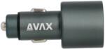 AVAX CC663B CARLY+ 63W Autós töltő USB A (QC)+Type C (PD 3.0), fekete