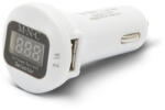 MNC Autós USB adapter, Volt / Amper mérő. 55054WH (55054WH)