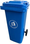 Leziter Hulladéktároló 120L kék (LKU-120K) - platinashop
