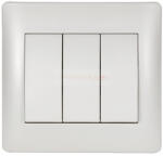 ELMARK Rhyme csillár kapcsoló 3 billenővel Fehér metál (11721)