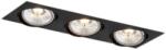 Argon Argon 6116 BZ - Beépíthető lámpa OLIMP 3xGU10-AR111/12W/230V fekete AR6116BZ (AR6116BZ)