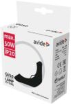 Avide Gu10 Keret Domború Fekete (ABGU10F-C-B)