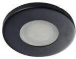 Kanlux LED lámpatest , spot keret , süllyesztett , kerek , MR16 , GU10 , fekete , IP44 , Marin (32501)