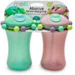 Melii Set 2 Cani Cu Pai Abacus, Melii, Roz&verde (ml12150) - etoys Set pentru masa bebelusi