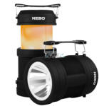 NEBO NE6908 - NEBO NE6908 Big Poppy, PowerBank és lámpás, 300 lm, lámpás és reflektor, 3 funkció, dimmerelhető, 2600 mAh