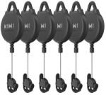 KIWI design VR Cable Pulley System-6 pcs Kiwi Design V2-6 for Meta Quest 2 Black (V2-6/Black/HJT-062) - jatekotthon