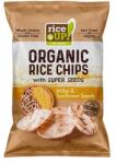 RiceUP! Barnarizs chips, 25 g, RICE UP Bio , kölessel és napraforgóval (3800233070873) - tabexpress