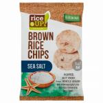 RiceUP! ! Eat Smart teljes kiőrlésű barna rizs chips tengeri sóval 60 g