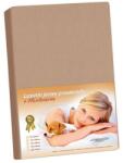 Bellatex Cearșaf Jersey cu cafea elastan, bej, 200 x 220 cm