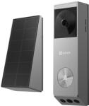 EZVIZ EP3X Pro vezeték nélküli video csengő napelemmel és megfigyelő kamerával, 32 GB belső tárhely, kettős 2K és 1080P objektívek, IP67, 162°-os betekintési szög, Wi-Fi, csomagfelismerés, lopásgátló (EP3X 