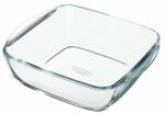 Pyrex Üveg sütőtál, négyzet alakú, 2, 2 l, 25 x 22x 7 cm, 2, 2 l