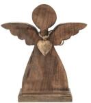 Orion Angyal fém szívvel fa karácsonyi dekoráció