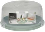 4-Home EH tálca tetővel 2in1, 28 cm átmérőjű, zöld, tálalótálca 2in1, 28 cm átmérőjű, zöld, zöld