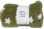 4-Home Star fleece takaró zöld, 130 x 160 cm
