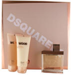 Dsquared2 Wood SET: EDP 100ml + Testtej 100ml + tusfürdő gél 100ml női parfüm
