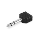 Auna 2 x 3, 5 mm-es Jack csatlakozó 1 x 6, 3 mm Jack adapterhez (CJ-834) (CJ-834)