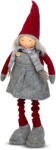 Family Collection Karácsonyi textil manó figura - 60 cm (58367B)