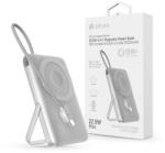 DEVIA ST112841 Extreme Speed Series Magnetic 4in1 22.5W Type-C 10.000 mAh ezüst powerbank/állvány (ST112841) - officedepot