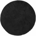 vidaXL fekete hosszú szálú NAVARRA bozontos szőnyeg 160x160 cm 4102910 (4102910)