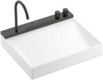 Hansgrohe Avalegra AquaUnit 580/475 mosdórendszer zuhanyvízsugárral, szálcsiszolt fekete króm 22472340 (22472340)