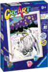 Ravensburger Set de pictură pe numere Ravensburger CreArt - Unicorni îndrăgostiți (7023710)