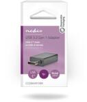 Nedis CCGB64915BK USB-C - USB-A adapter, USB C dugó - USB A aljzat, 5 Gbps, OTG (CCGB64915BK)