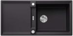 BLANCO Adira - Chiuvetă Silgranite, 99x49 cm, cu control al scurgerii și accesorii, InFino, negru 527625 (527625) Chiuveta