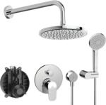 Ideal Standard CeraFlex - Zuhanyszett rejtett csapteleppel, testtel, 3 vízsugár, átmérő 20 cm, króm BC447AA (BC447AA)